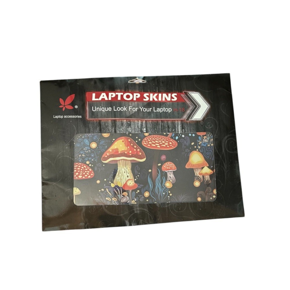 Laptop‎ Skins Wrap Baocool For 12.1",  15.4"W, 17"W Mushrooms Reusable